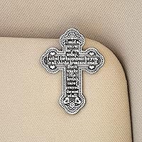 Vista 2 de Collections Etc Clip de visera con cruz de oración