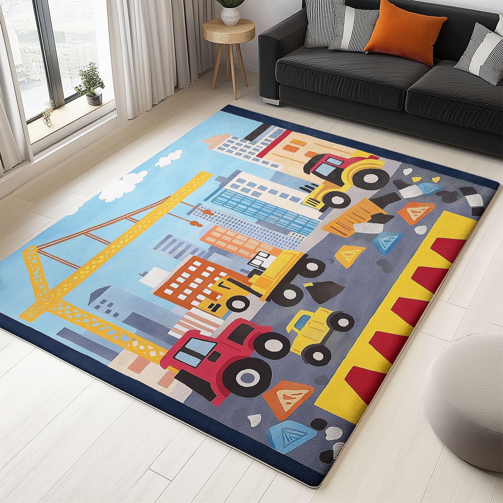 Tapis de salon lavable pour décorer la chambre d'enfant