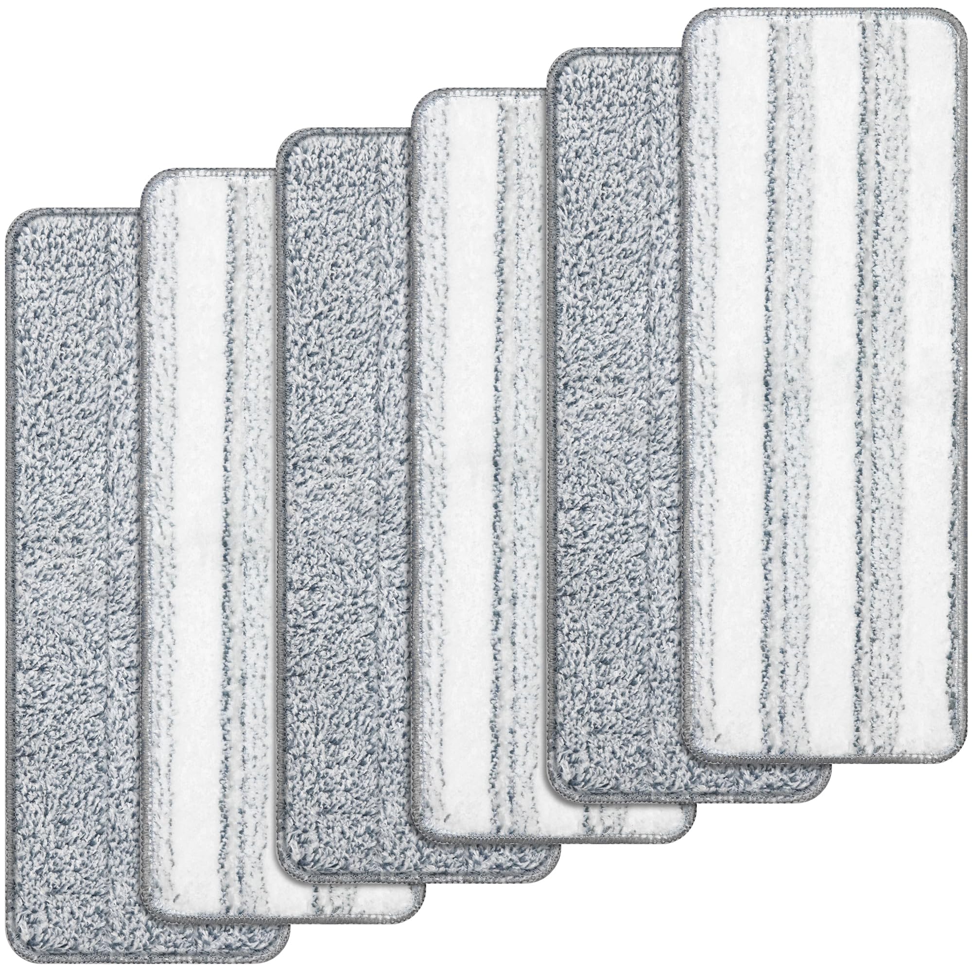 6pcs Mop Replacement Pads Compatible with Joymoop Mop, Universal 13"x4.9” Microfiber Mop Pads, Mop Head Replacement, Flat Mop Pads Washable Microfiber, Reusable Floor Mop Pads, Cleaning Tools-image-49