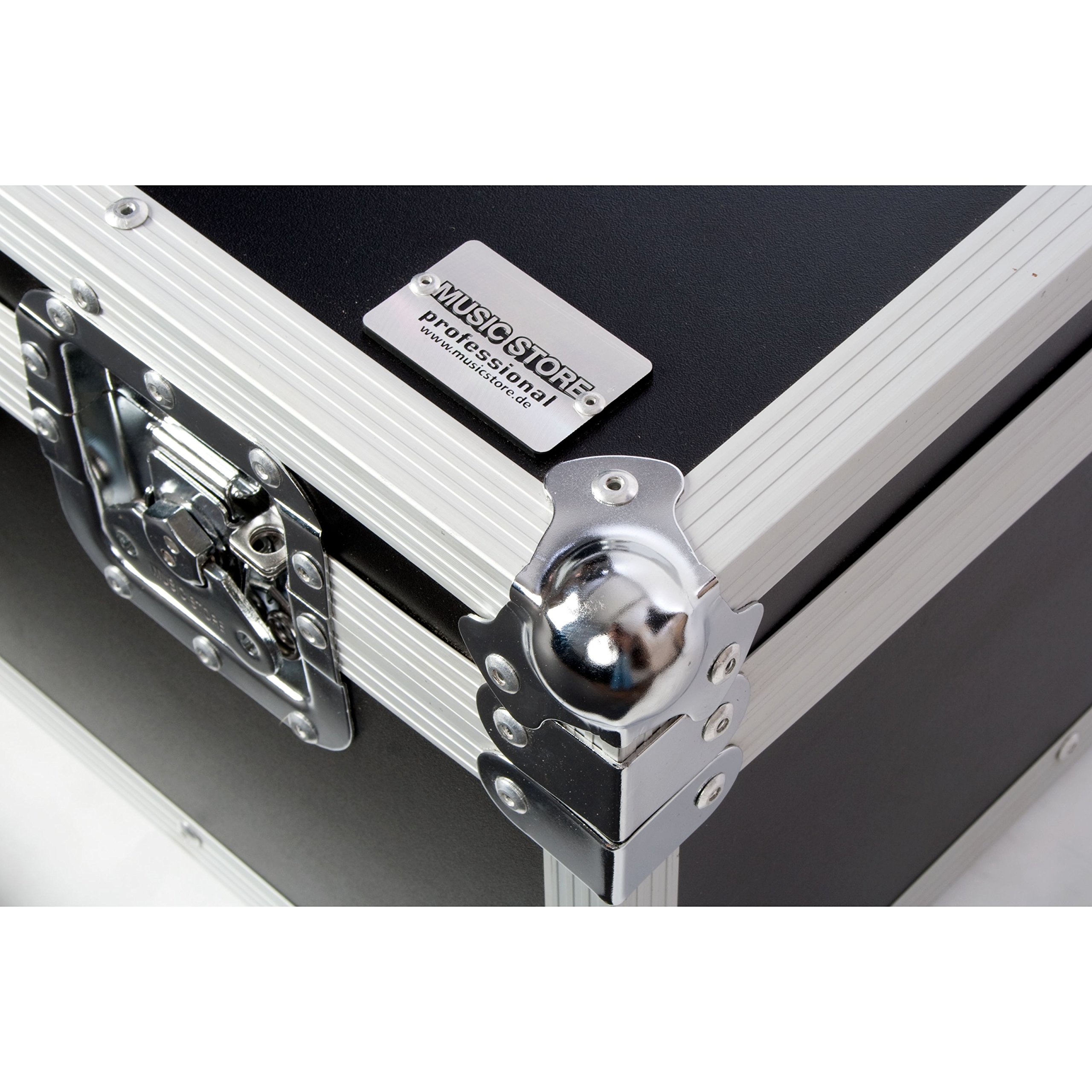 MUSIC STORE Universal Foam Case II - Robustes Wasserabweisendes Holzcase - Individuell Anpassbare Hartschaumeinlagen - Butterflyverschlüsse - Ideal für Controller, Mixer, Werkzeug - Außenmaße