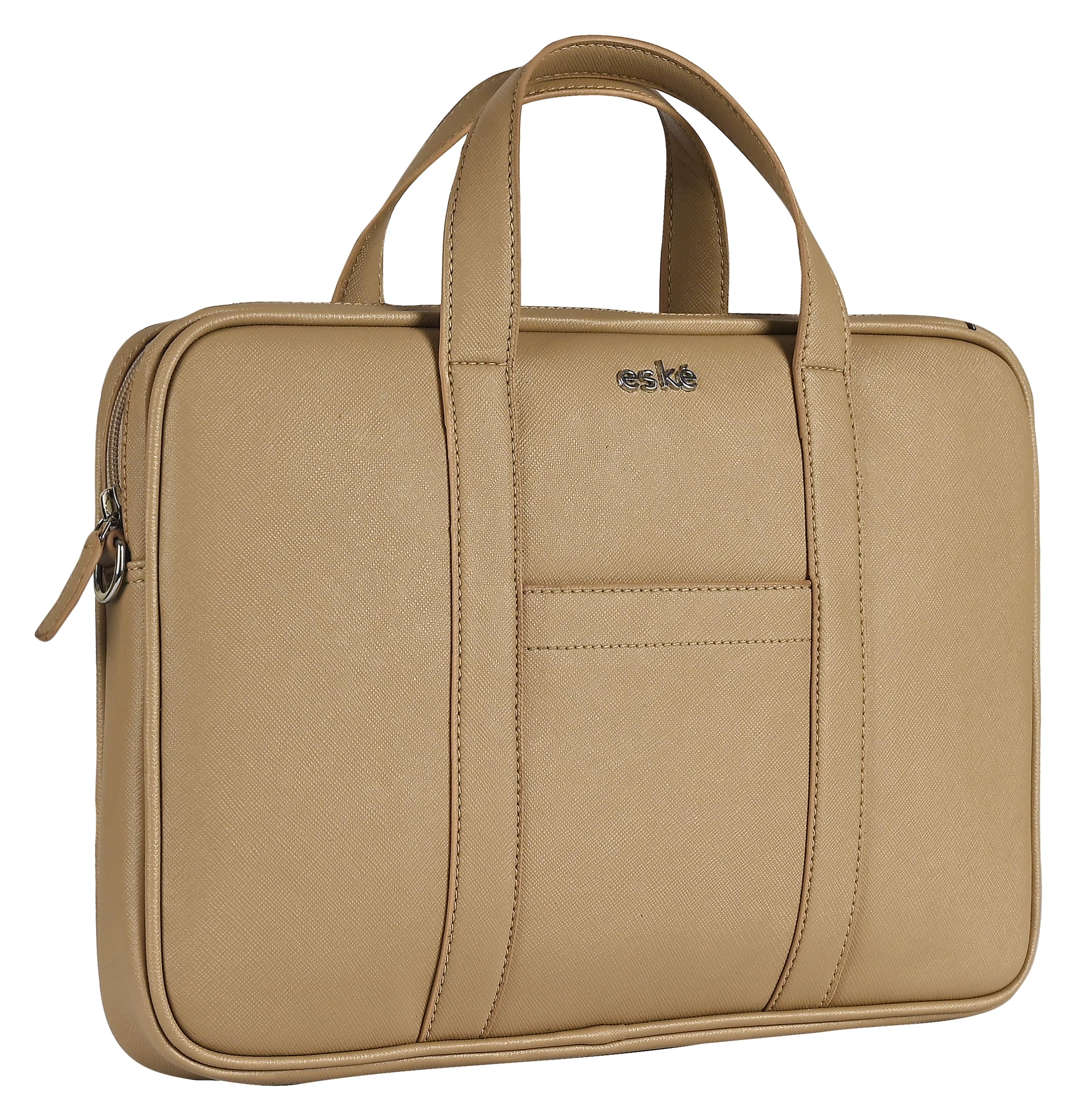 eske Mikel 13" Vegan Leather Laptop/Macbook Bag for Men, Women | Office Briefcase | Laptop Messenger Bag with Shoulder Strap (B0CWL9KT4V) Amazon Price History, Amazon Price Tracker