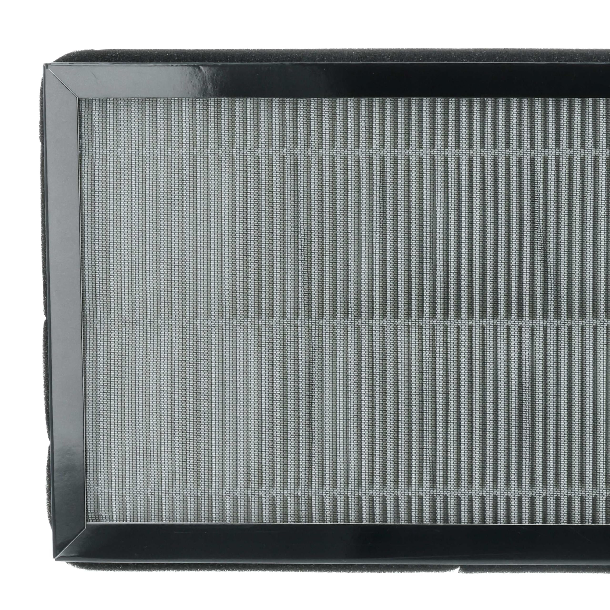 vhbw 6 x filtr z węglem aktywnym zamiennik do Kärcher 2.863-056.0 do oczyszczacza powietrza - H13 filtr powietrza, czarny