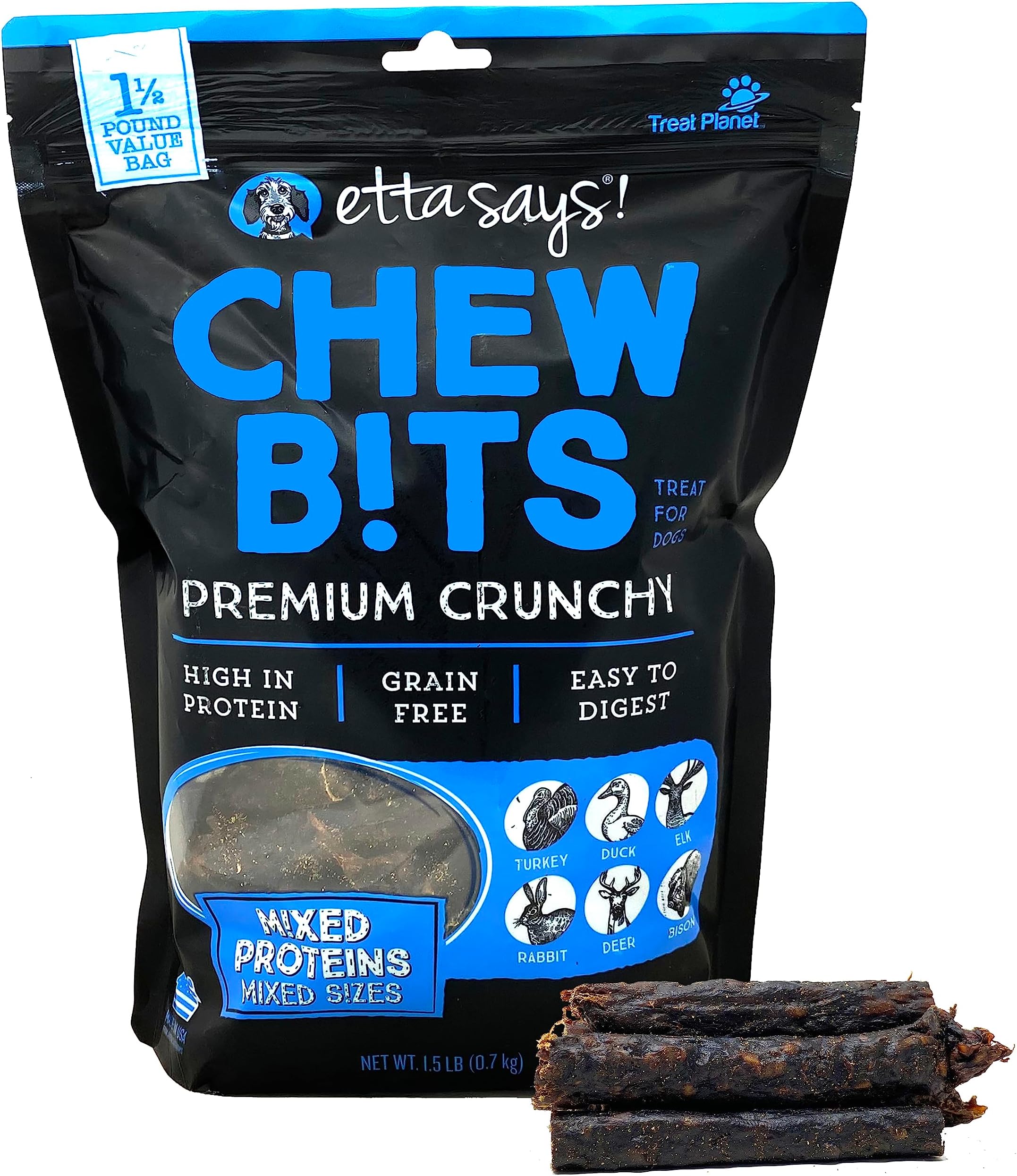 Colorado Naturals Wild Caught Salmon Jerky Dog Treats. Made in USA with 100 Percent