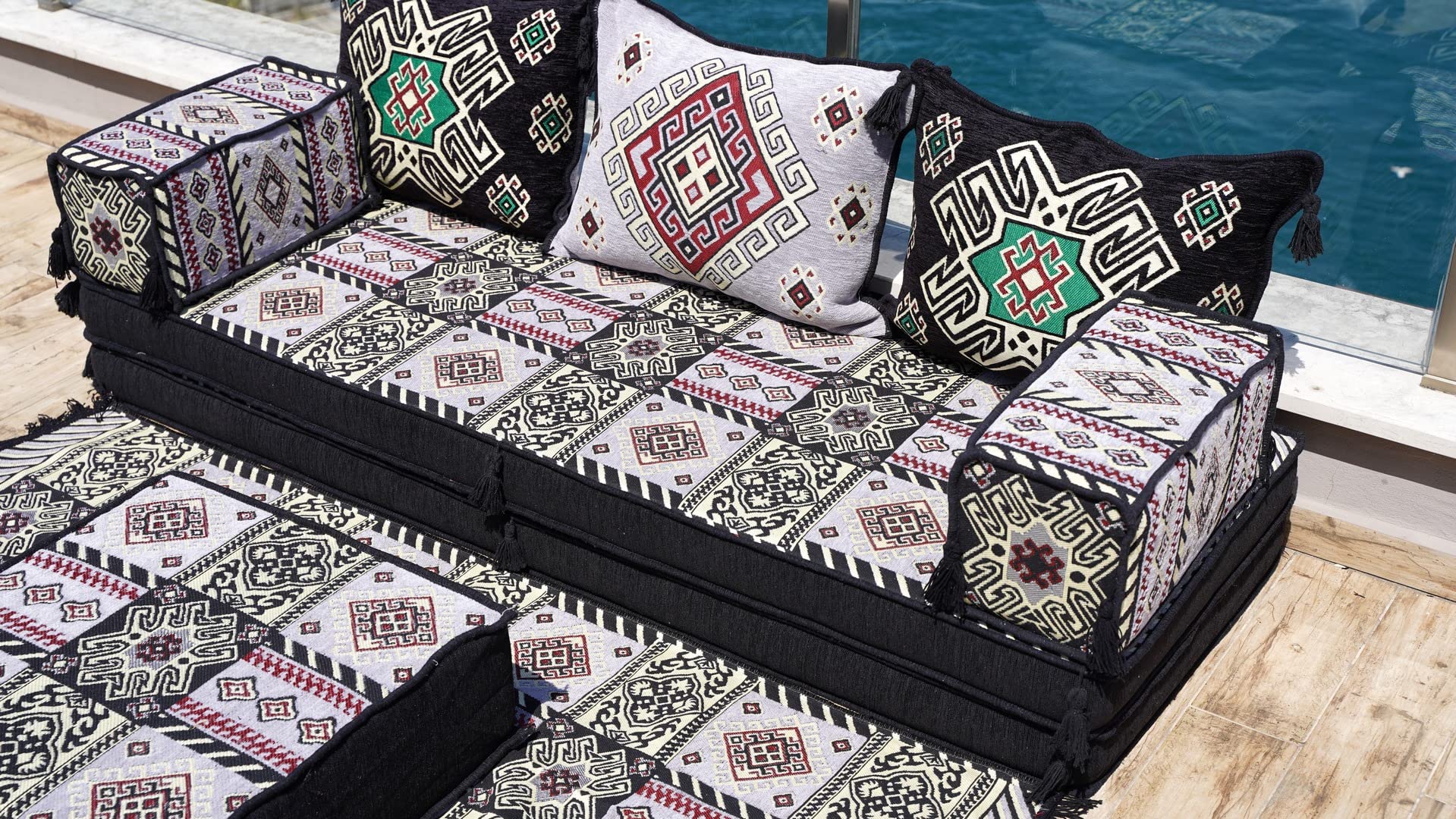 Amazon.com: arabicsofa 8 Inch Thick Gray Floor Seating Arabic Sofa