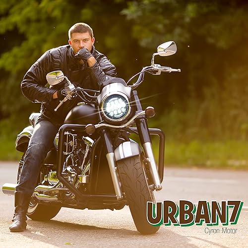 Miniatura 3 de Cyron Faro LED DOT URBAN Cree de 105 W + DRL, blanco brillante 6000 K, 4800 lúmenes, impermeable IP67, haz alto / lo de ángulo dual, adaptador de