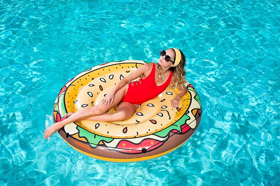 Bestway 43250 Inflatable Burger Shaped Pool Mat