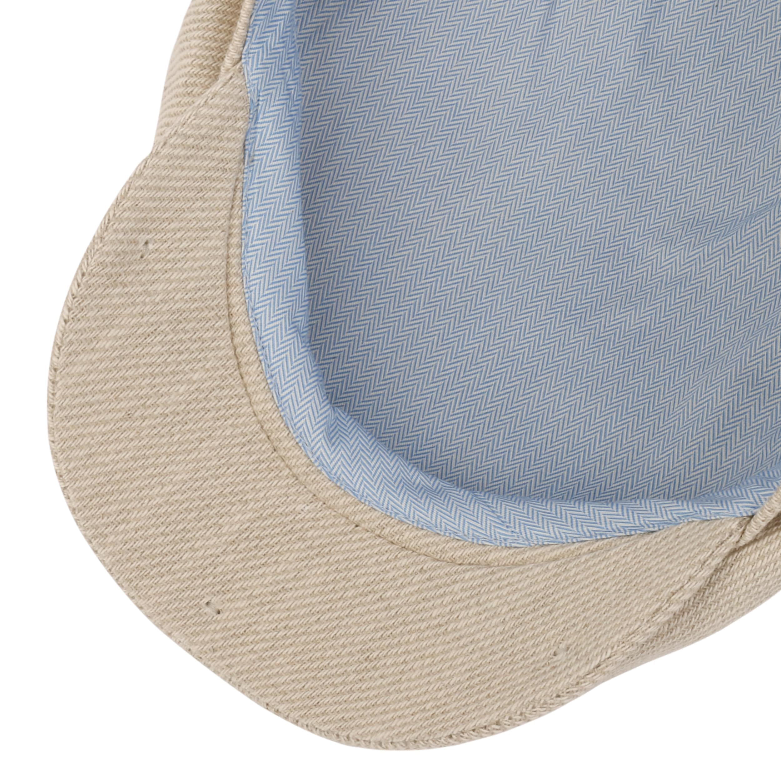 Stetson Sustainable Heavy Twill Flatcap Einfarbige Schirmmütze Made in EU Herren Frühjahr Sommer