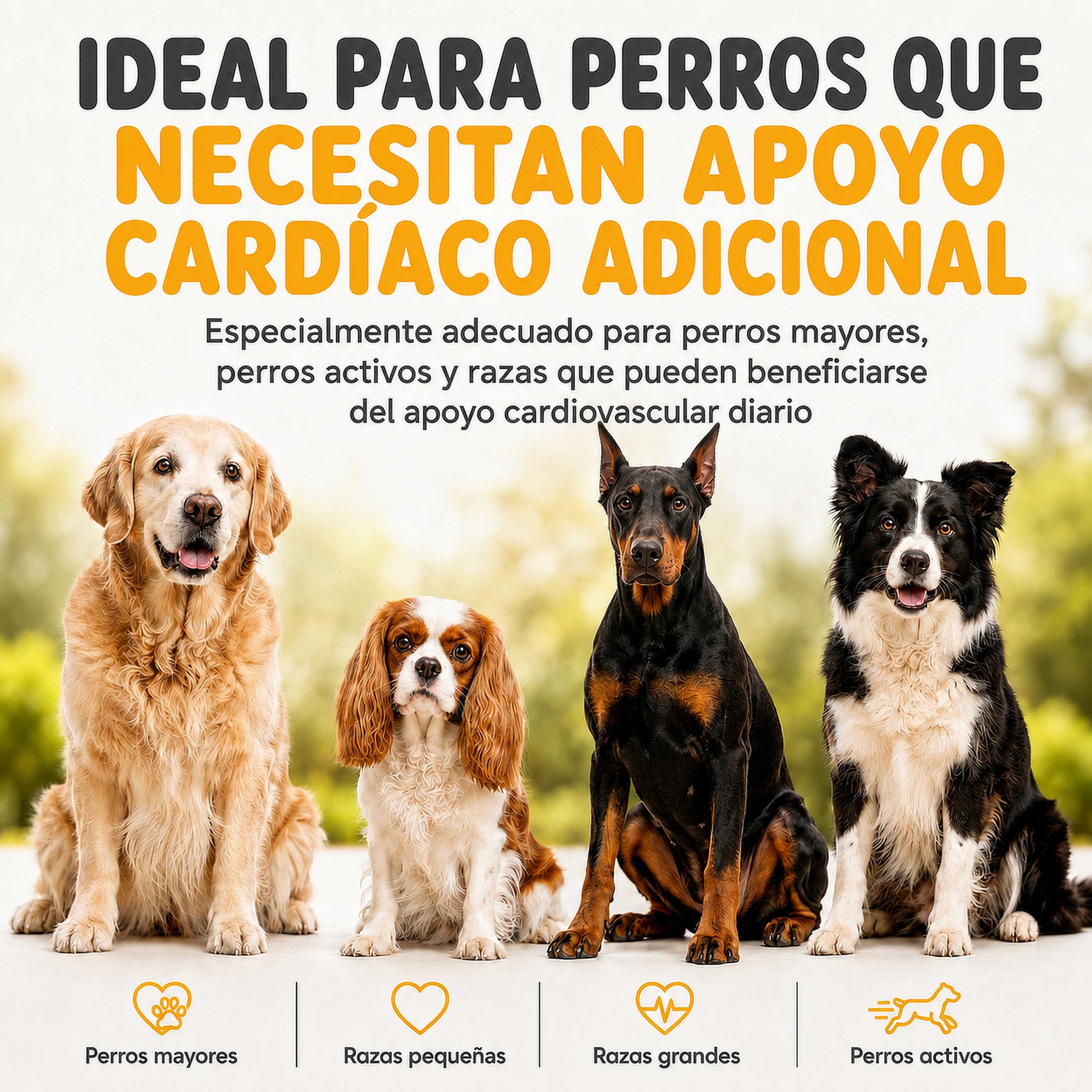 maxxipaws maxxicardio Soporte para el Corazón y el Sistema Cardiovascular - Suplemento en Polvo para Perros, 90 g