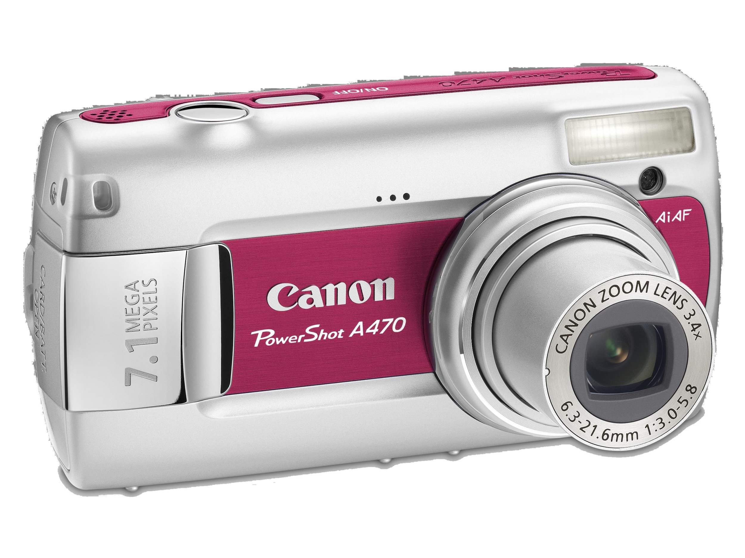 Canon PowerShot A470 Digitalkamera rot: Amazon.de: Elektronik & Foto