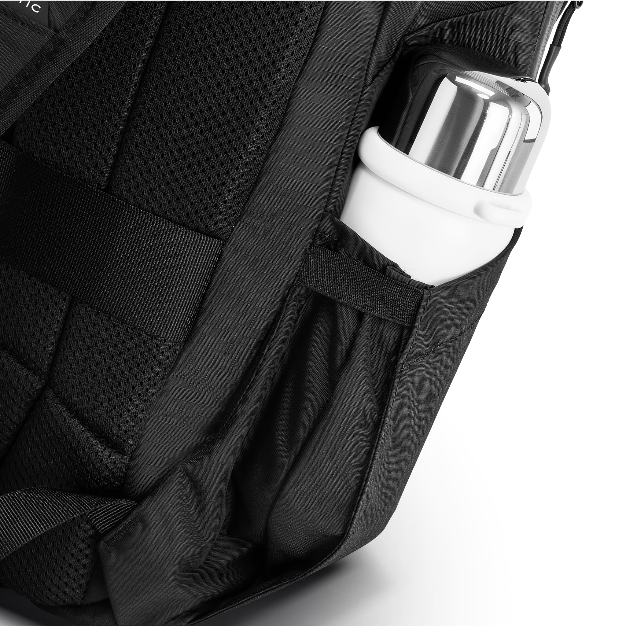 Stratic Move Backpack Small Daily Use Plecak 25L Mężczyźni Kobiety Kieszeń na Laptop 14 cali Nylon Plecak do Biznesu Uniwersytetu Szkoła Codzienna, Kolor: czarny, S, Casual