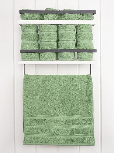 Miniatura 648 de American Soft Linen - Juego de 4 toallas de baño, 100% de algodón turco de 27 x 54 pulgadas, toallas de baño extragrandes, toallas para ducha