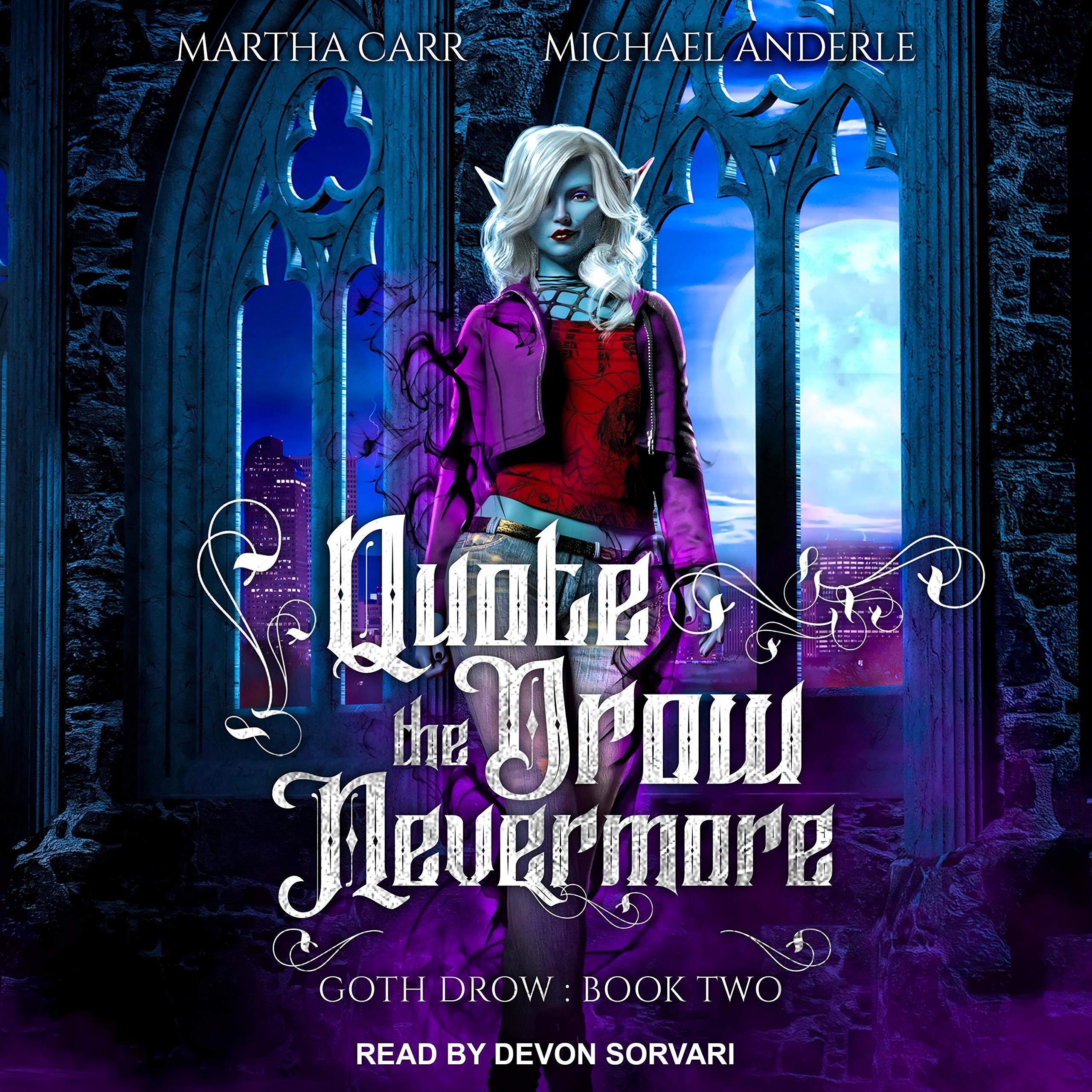 Cover art for Quote the Drow Nevermore