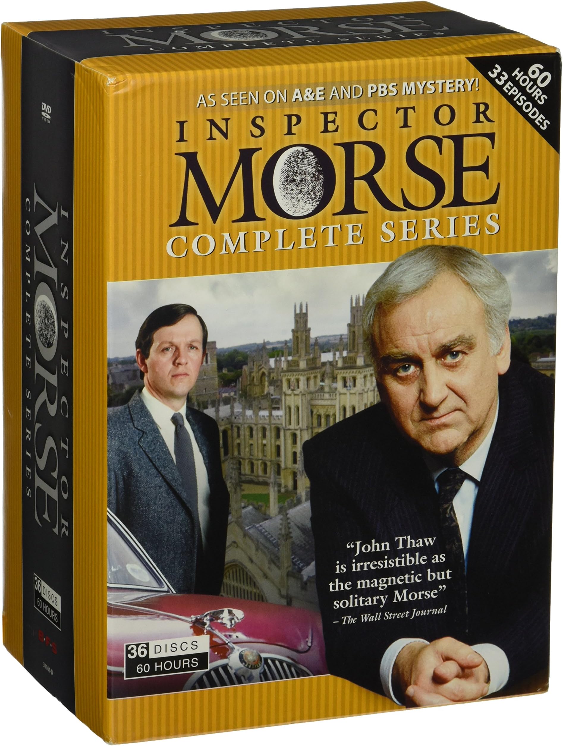 Inspector Morse Collection Complete Series 36 DVDs 3600 Minutes + 3 Bonus Specials