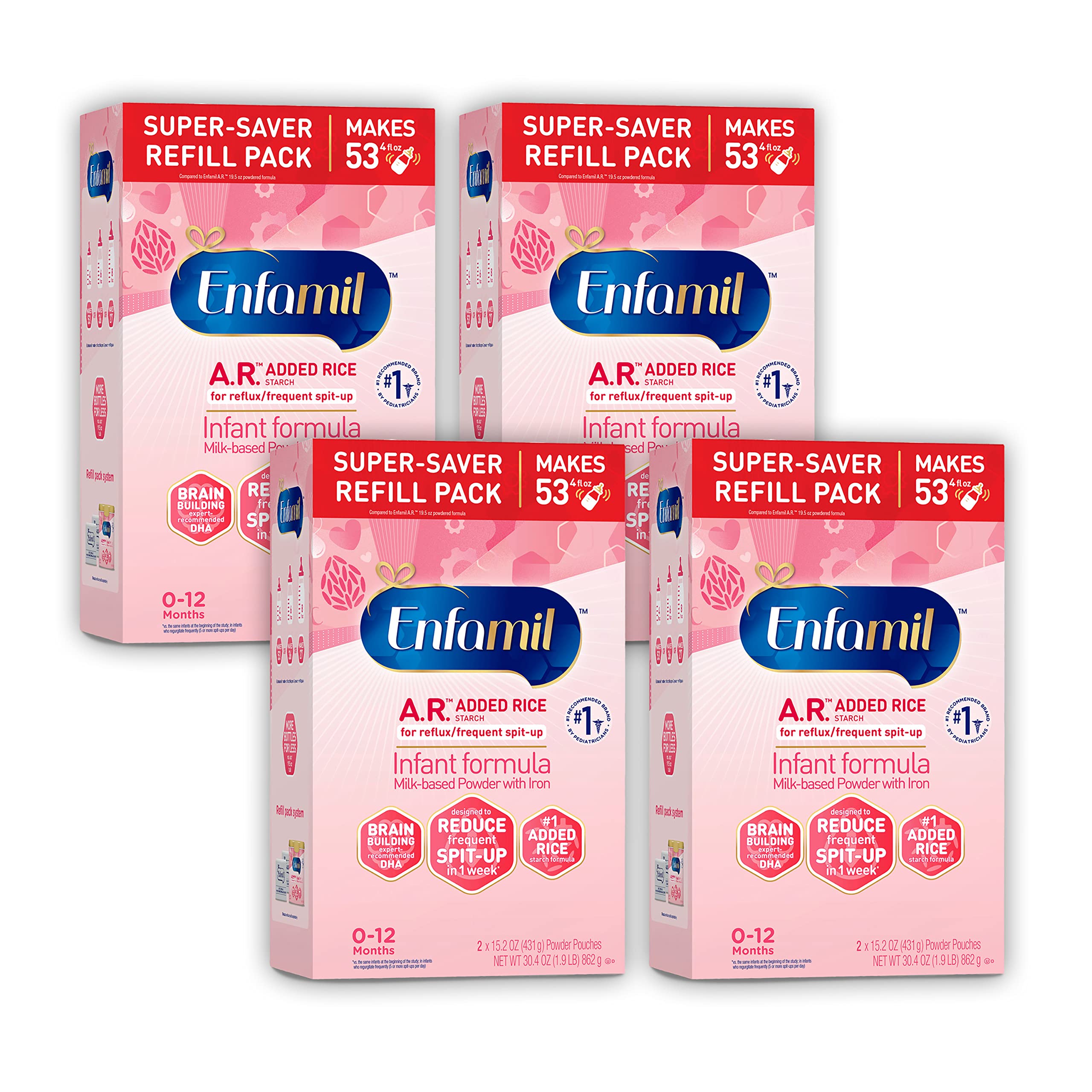 Enfamil A.R. Infant Formula, Clinically Proven to Reduce Reflux & Spit