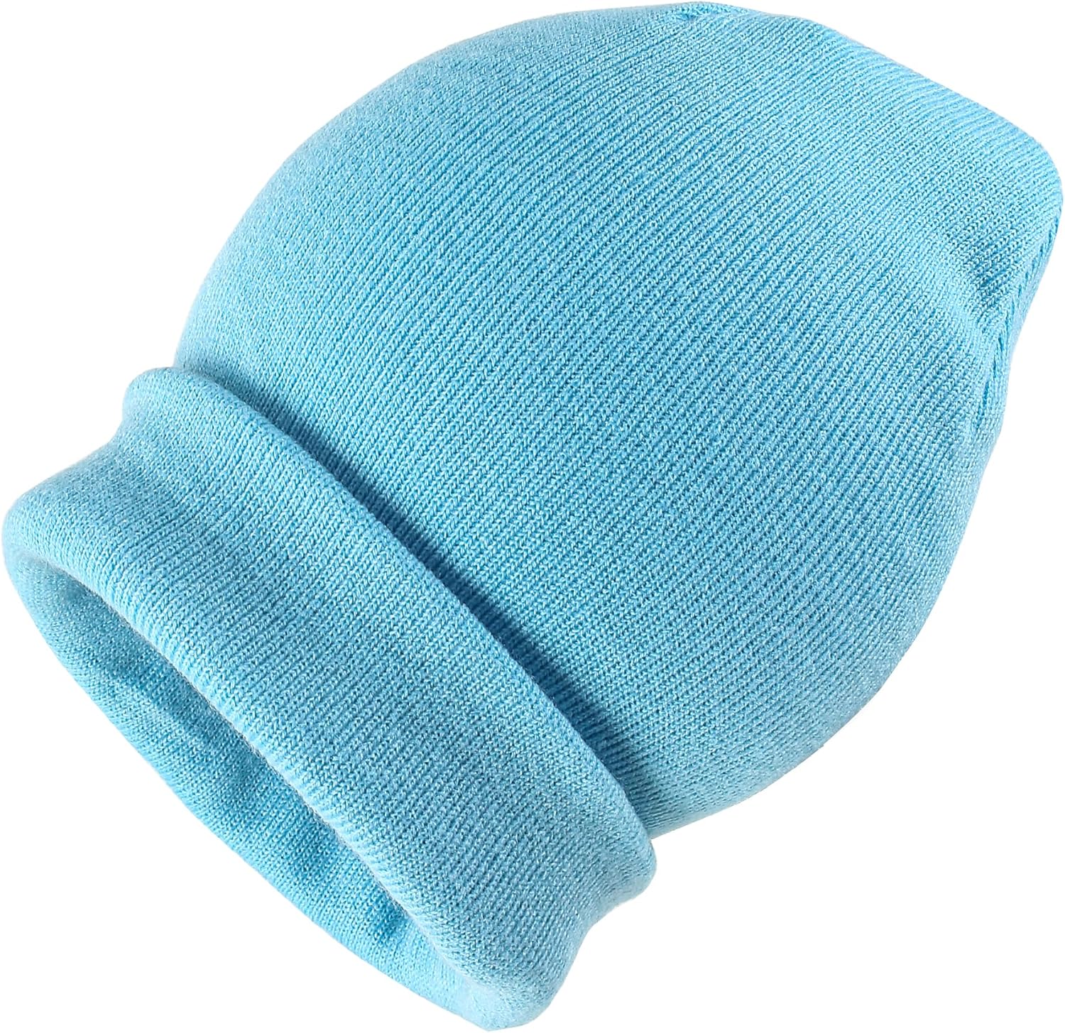 Gelante Men Women Warm Knit Cuffed Plain Beanie Hat Skull Cap. - Image 2