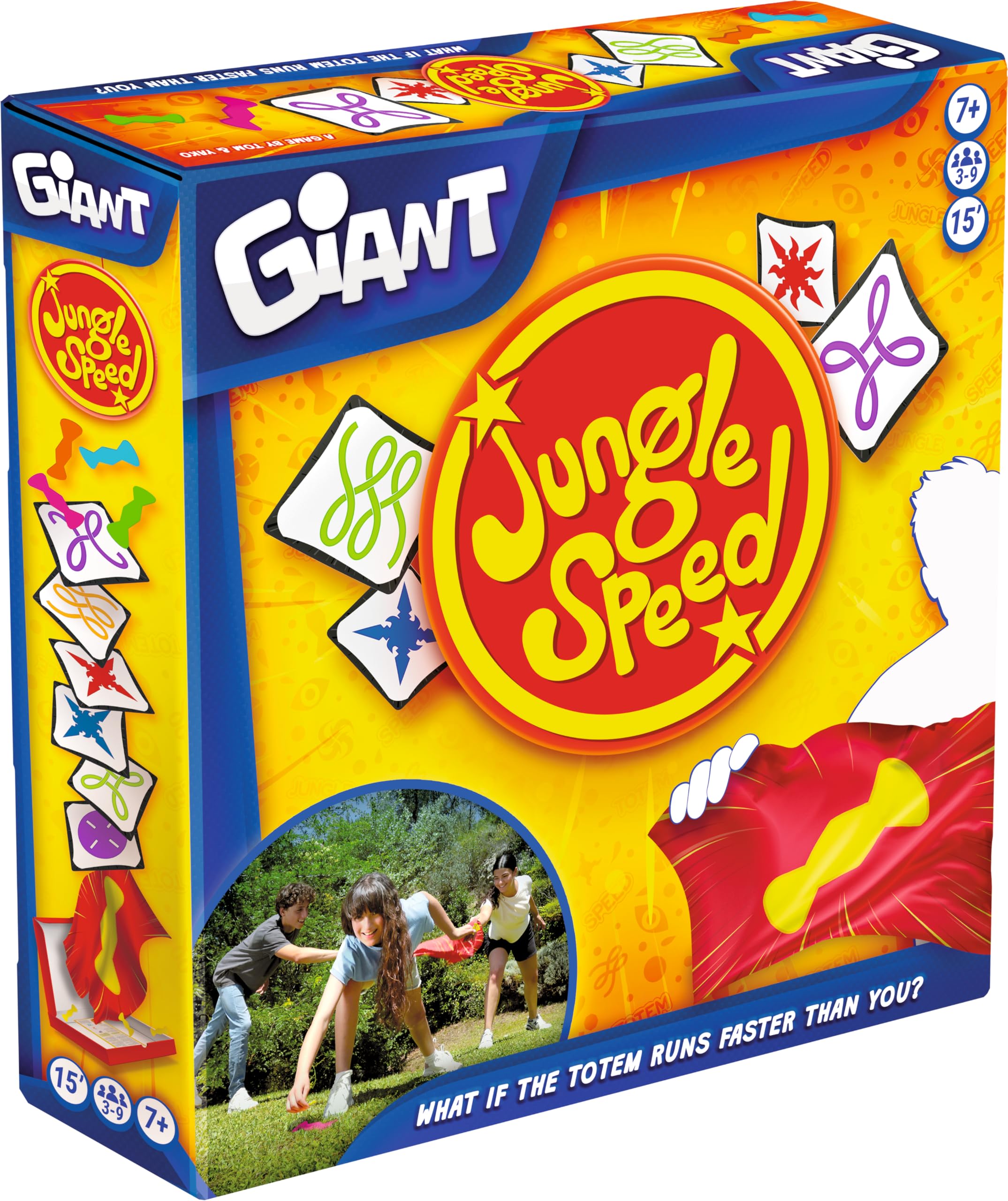 Zygomatic | Jungle Speed Giant | Party Family Card Game | Ages 7+ | 3-9 Players | 15 Minutes Playing Time