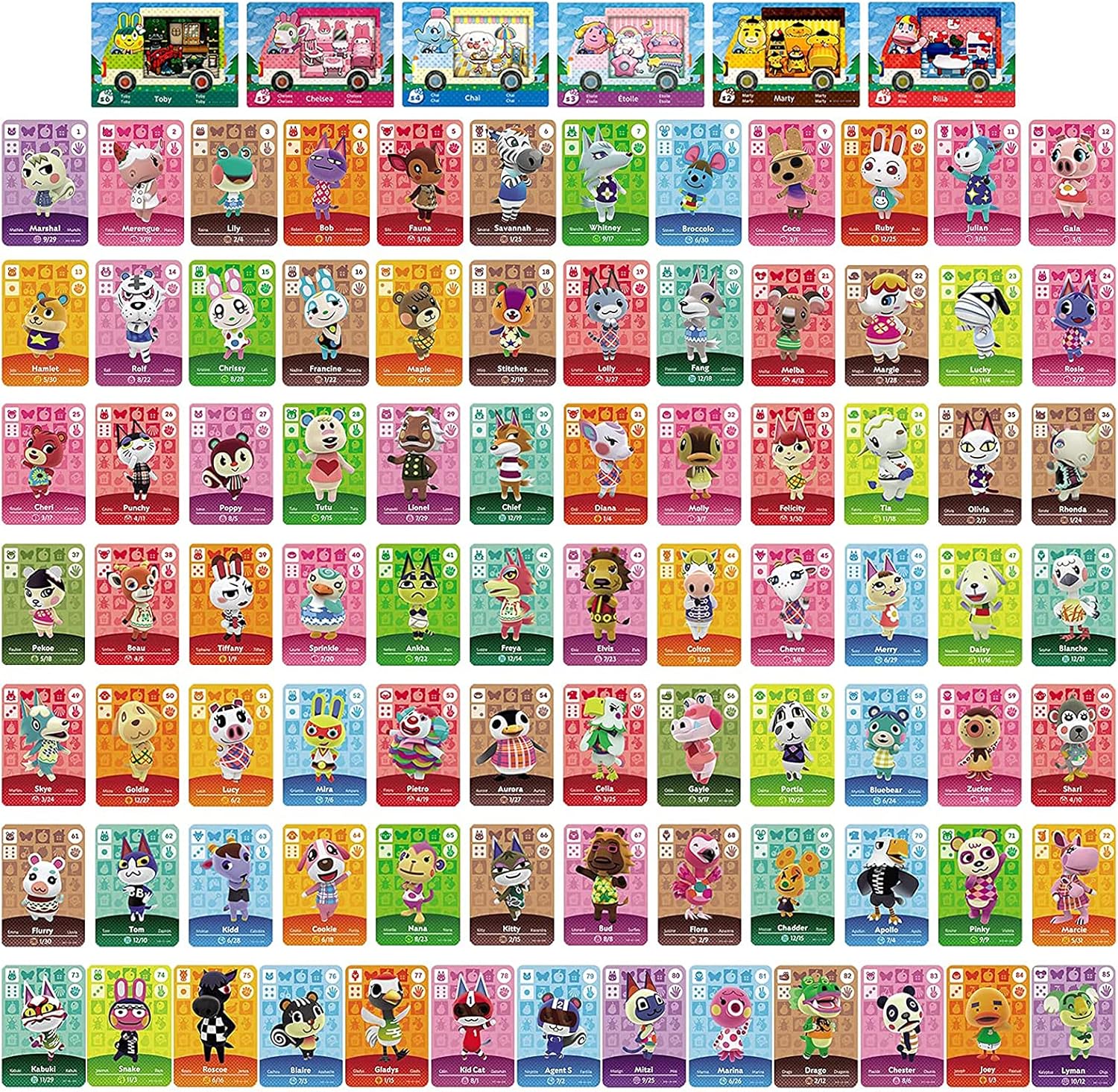 Buy 91pcs Nfc Villagers Cards For Sanrio Animal Crossing Amiibo Cards Compatible With Switch Switch Lite Wii U New 3ds Online In Cote Divoire B097t2kwq3