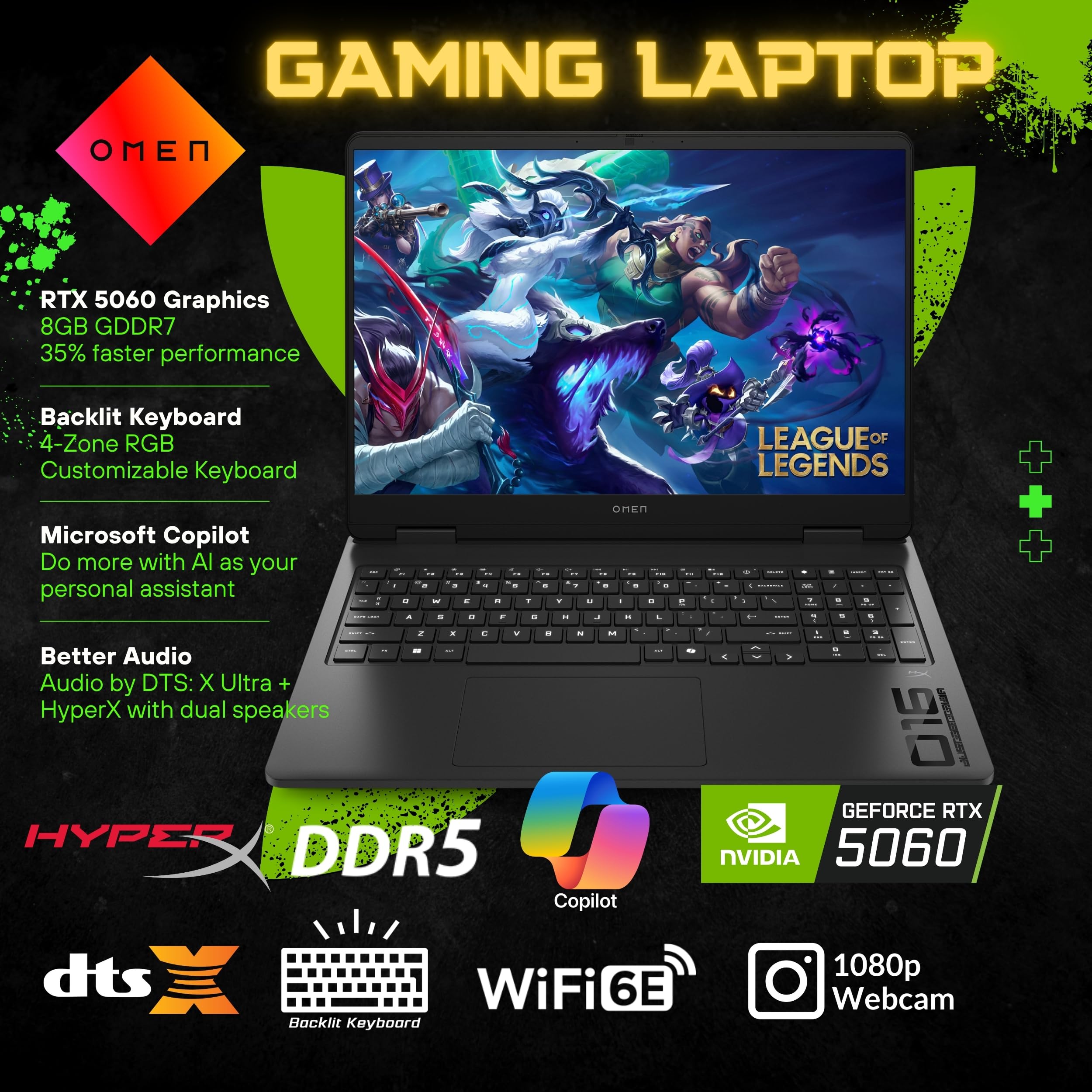Amazon.co.jp: HP OMEN 16 ゲーミングノートパソコン、144Hz 1920 x 