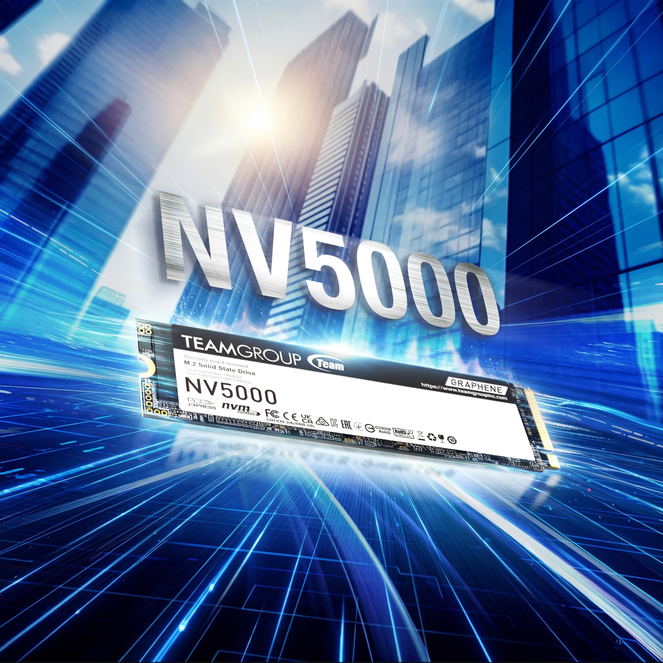 Team Group Nv5000 1 Tb M.2 Pci Express 4.0 Nvme 3d Nand (team 1tb Nv5000 M.2 Pcie 4.0 Ssd)