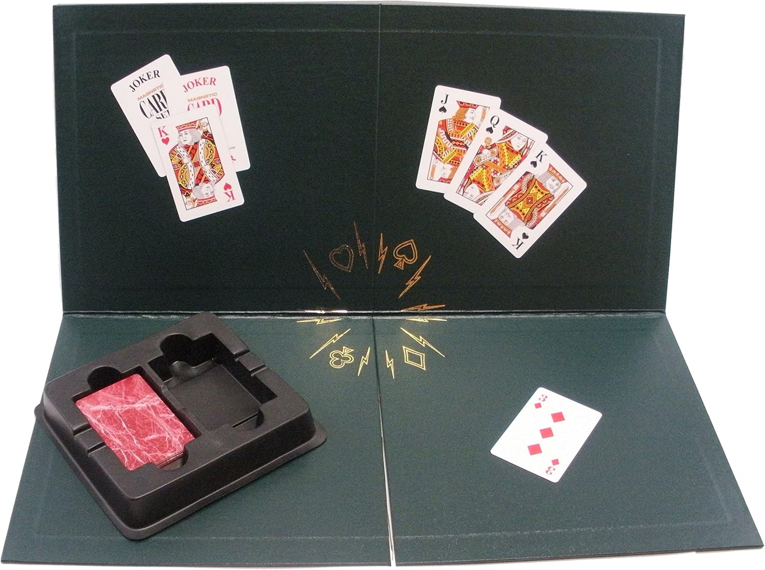 Playing Cards Quarter Fold Board with 1 Red Deck