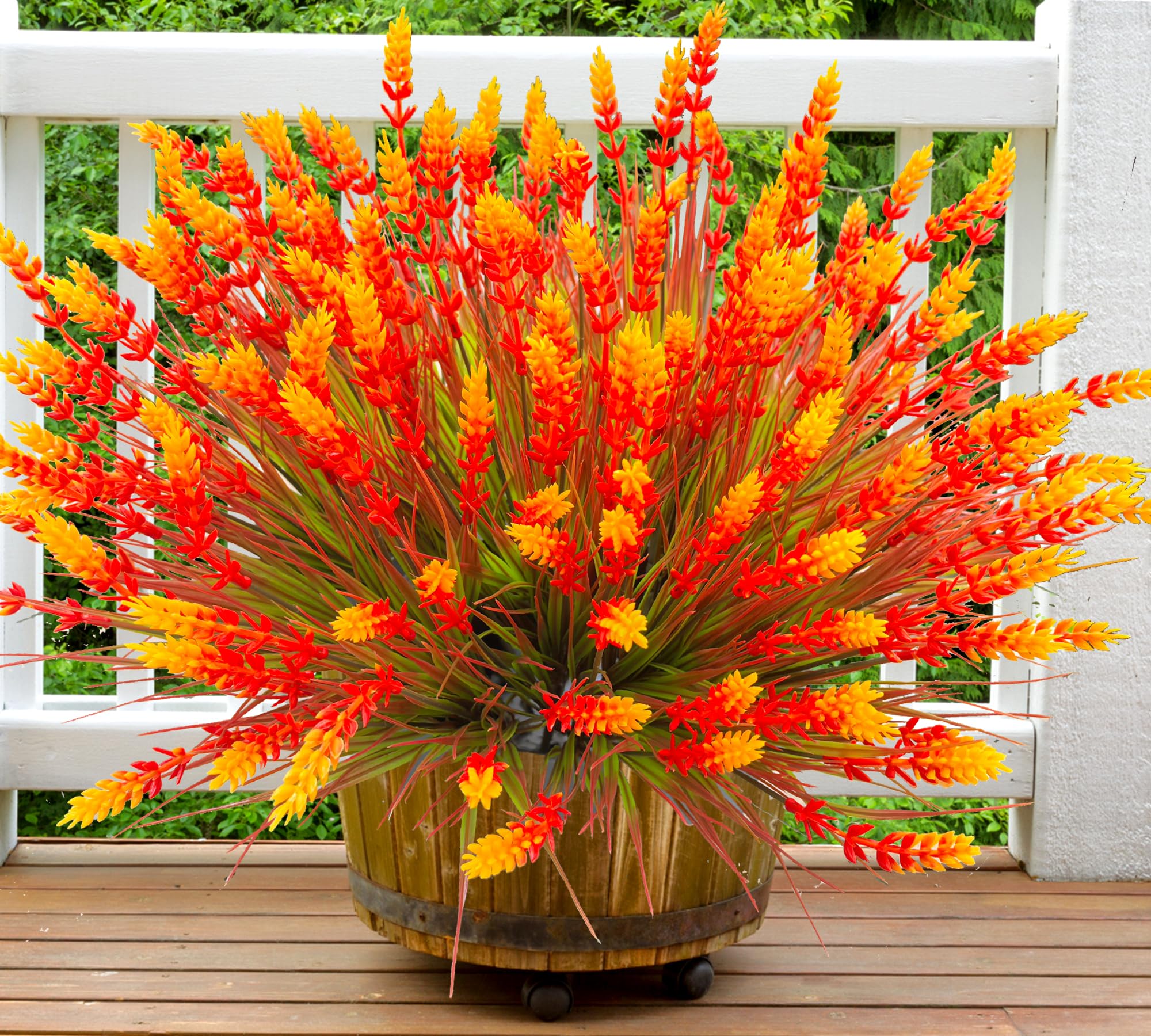 TSTWETO 20 Pcs Fake Mums Flowers