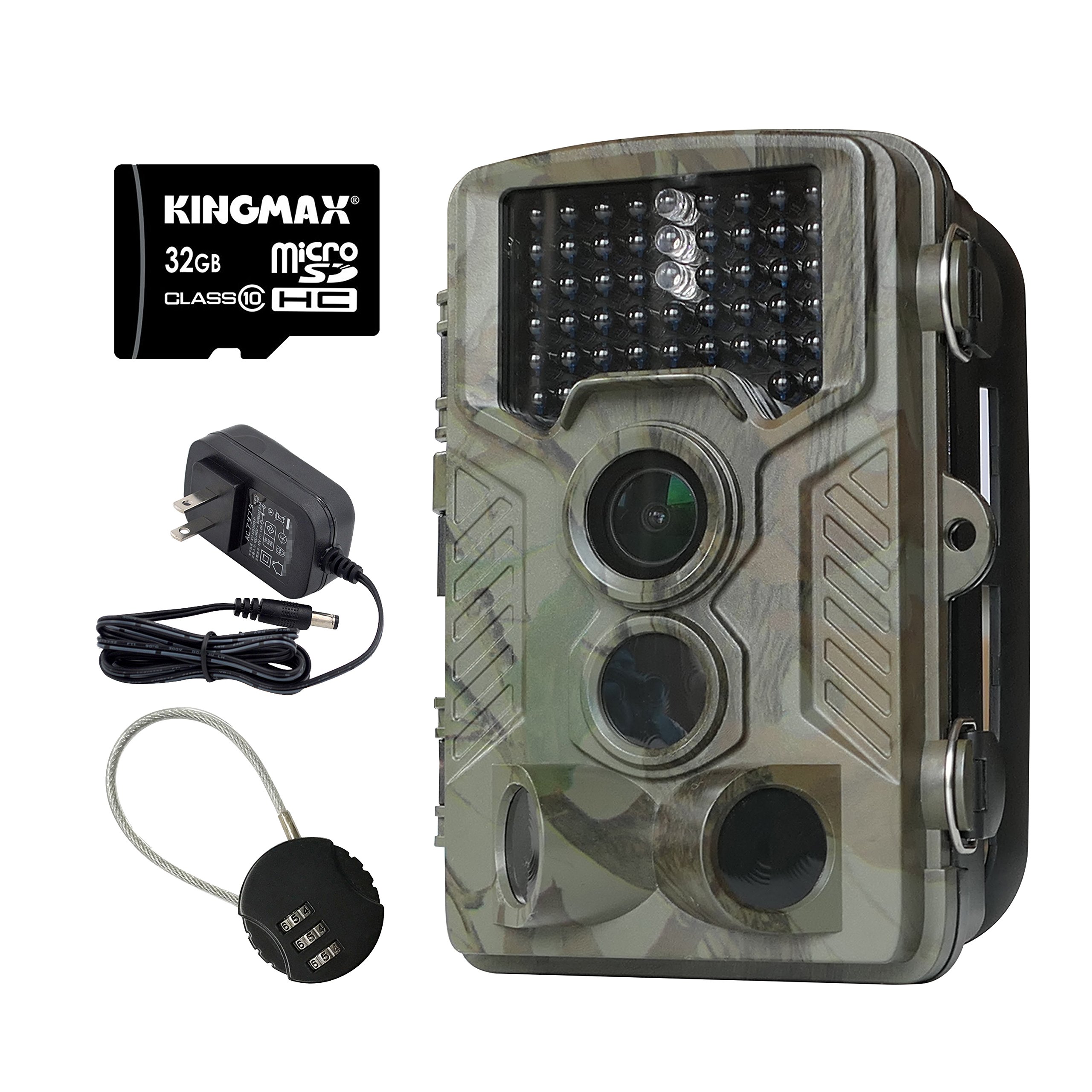 やまぐり出品】電池式トレイルカメラ+マイクロSDカード やまぐり出品