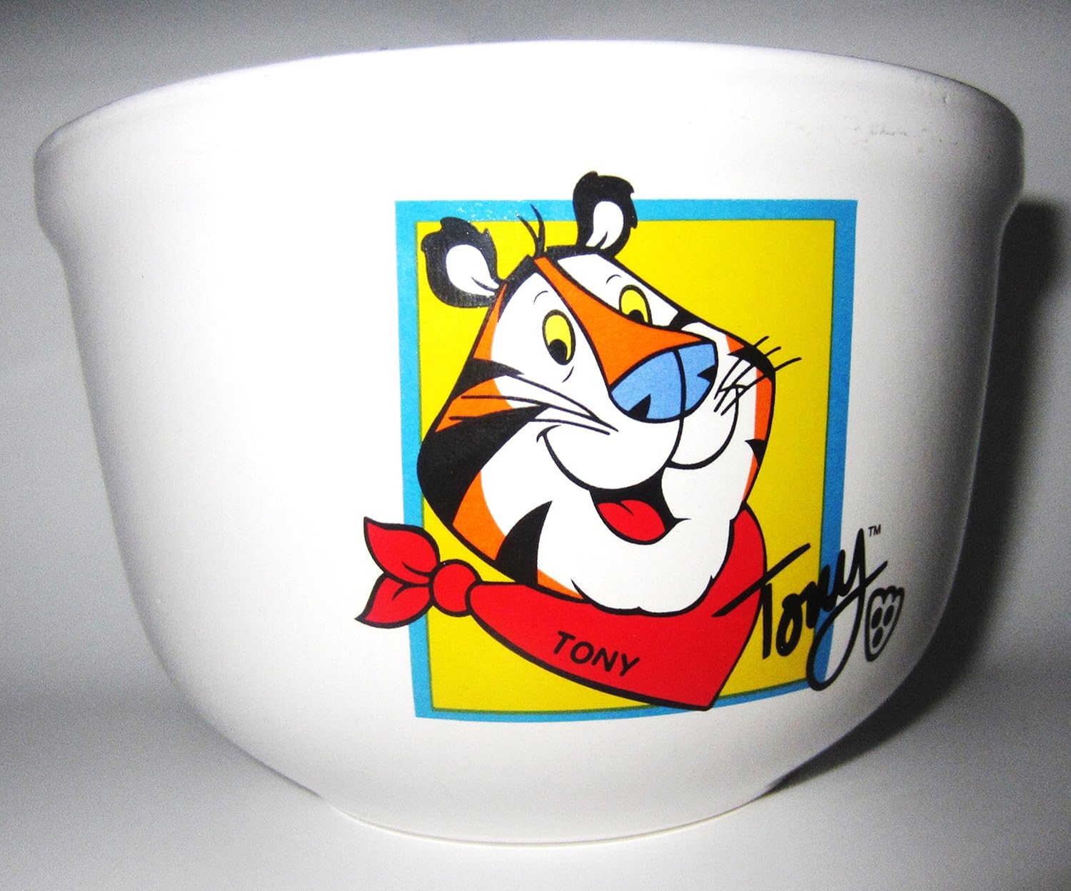Kellogg's Tony the Tiger Ceramic Cereal Bowl 2002 Cereal