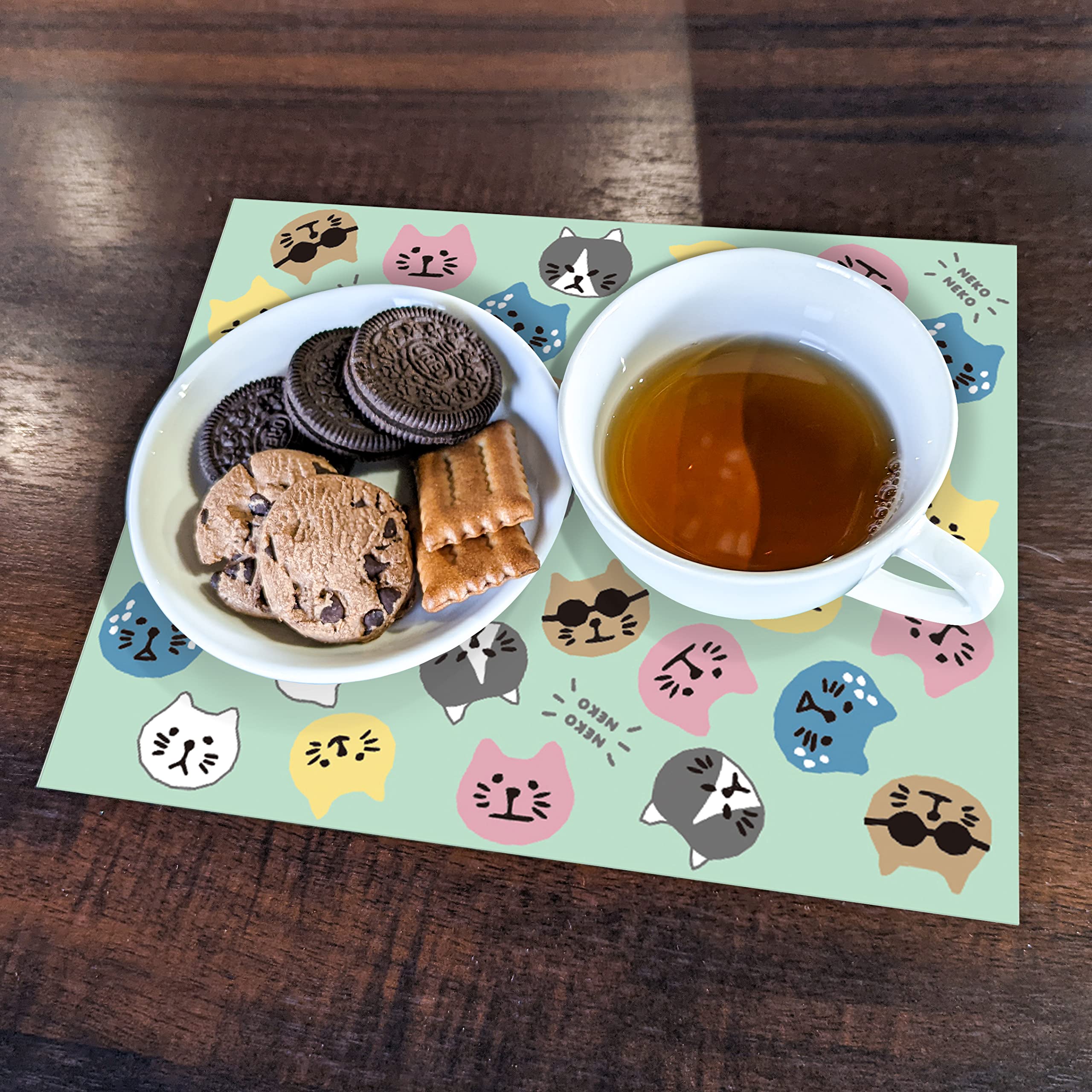 Amazon｜ランチョンマット(25cm×20cm) 2枚セット ビニール素材