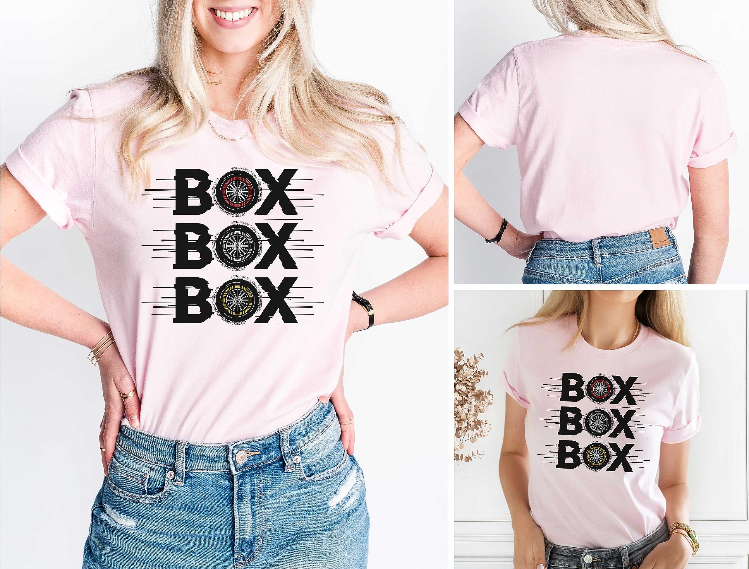 Box Box Box Shirt Motorsport Formula ABD Gp Pit Stop Race Day Austin Gp T-Shirt #00018-55