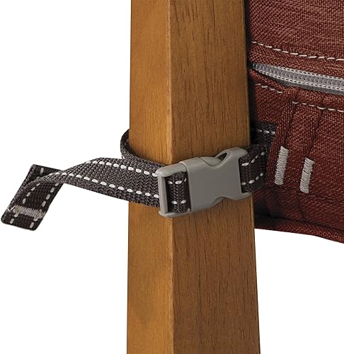 Miniatura 6 de Classic Accessories Montlake - Cojín cuadrado resistente al agua de 25 x 25 x 5 pulgadas, para asiento de exterior, cojín para silla de muebles de