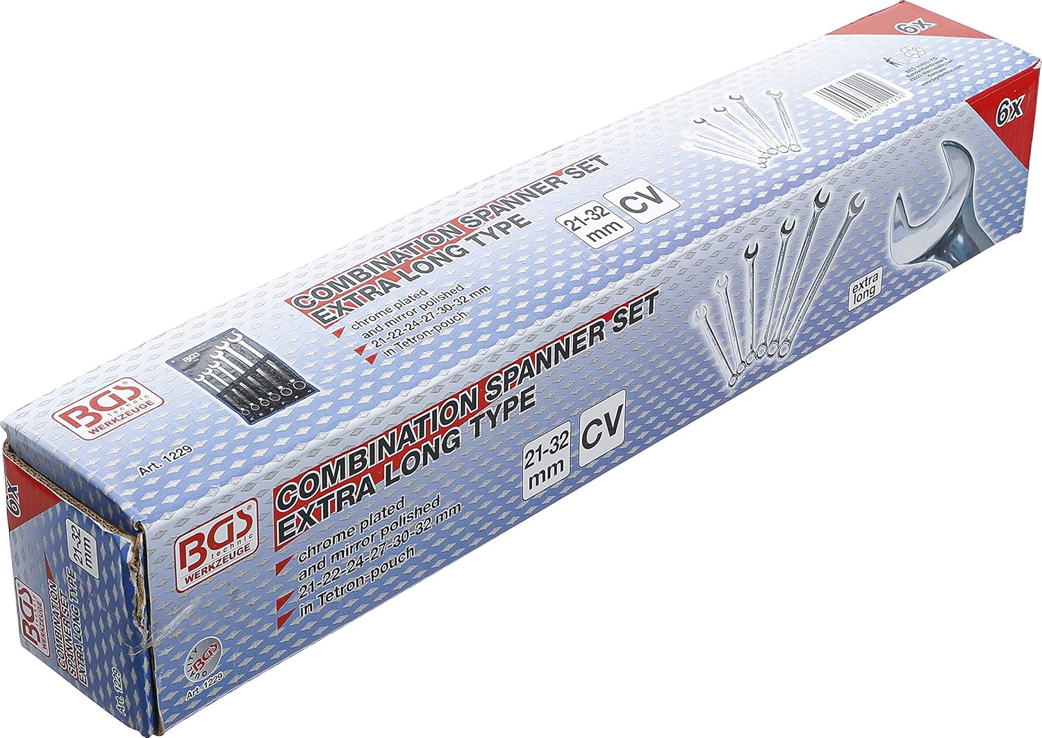 Exclusive Discount ๐ฅ BGS 1229 | Combination Spanner Set | extra long | 21 - 32 mm | 6 pcs. Exclusive Discount 70% Price BGS 1229 | Combination Spanner Set | extra long | 21 - 32 mm | 6 pcs.