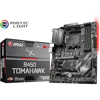 MSI B450 Tomahawk, Sockel AM4, DDR4, HDMI, DVI-D, 1x M.2, 2x USB 3.1 Gen2, 4x USB 3.1 Gen1 ATX Mainboard