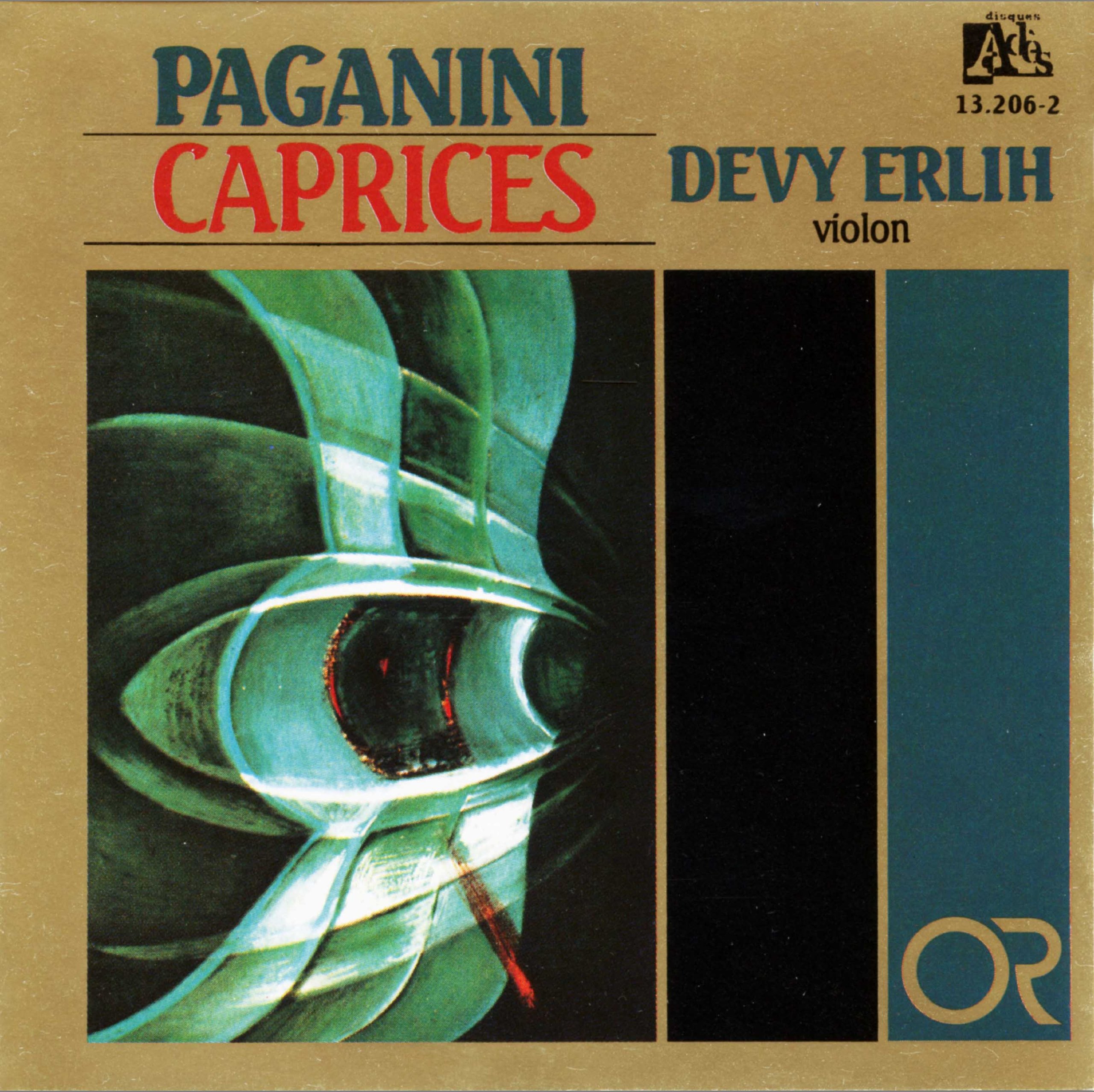 Paganini: Caprices Pour Violon Seul, Op. 1 [Audio CD] Devy Erlih and Nicolo Paganini