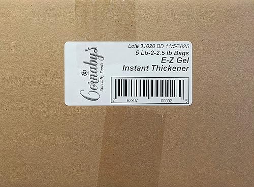 Miniatura 2 de Cornaby's E-Z Gel Espesante instantáneo de alimentos de 5 libras  Sin gluten, sin OMG, totalmente natural, gránulos de almidón de alimentos