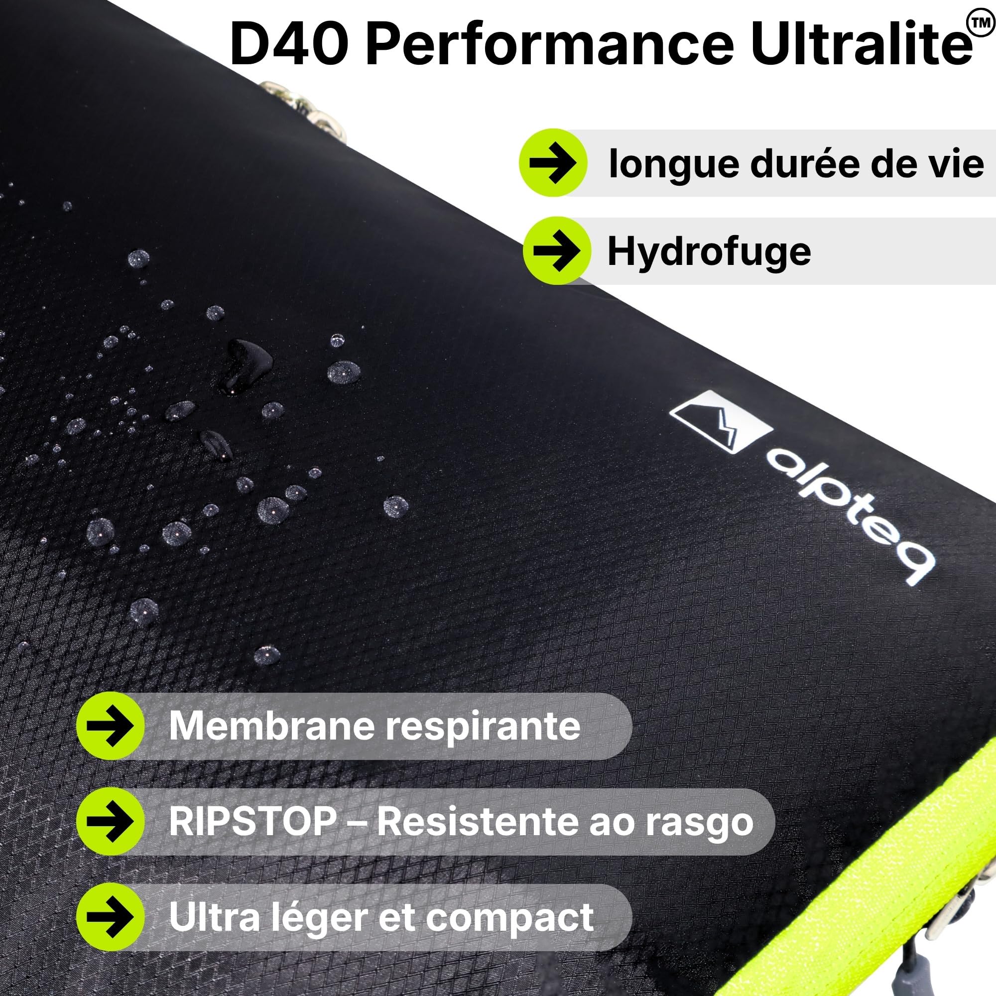 Lot de 5 sacs de rangement professionnels avec compression - Ultra légers - En tissu imperméable - Pour voyage et sac à dos