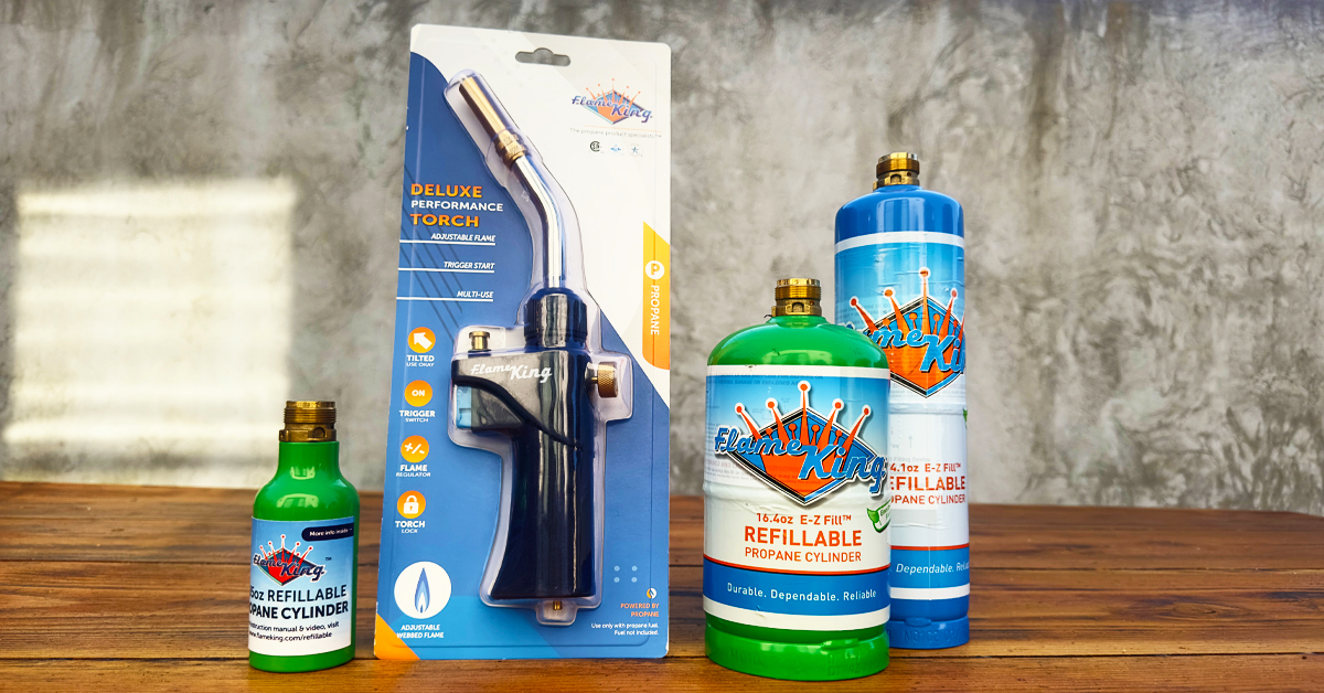 Amazon.com: Flame King FK-028CGA High Intensity Propane Torch Head