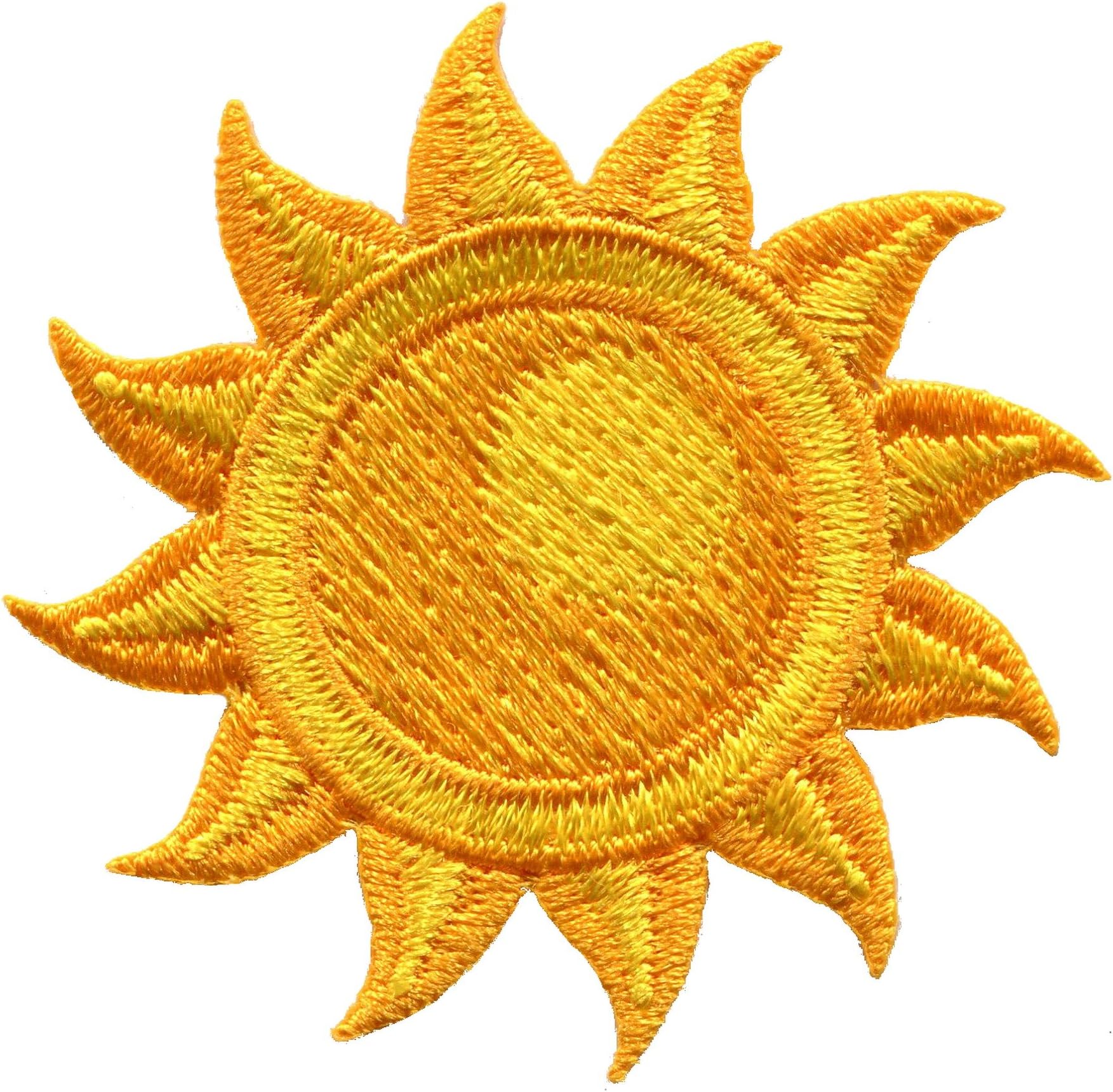 The Sun Star Astrology Embroidered Applique Iron-on Patch S-1511