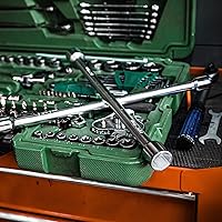 Vista 7 de CARTMAN Llave universal de llanta resistente de 14 pulgadas Llave de hierro para neumáticos de 4 vías