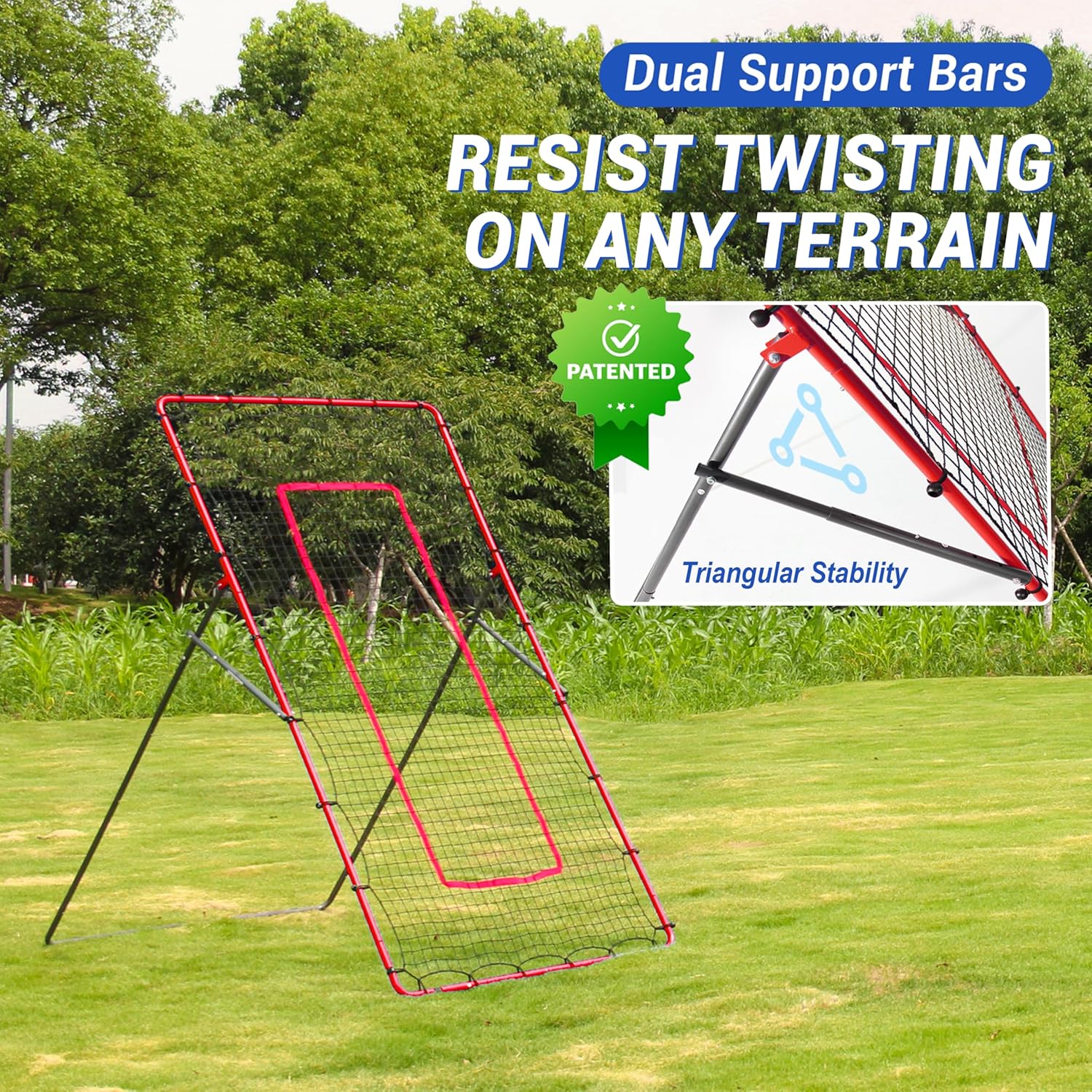 2-in-1 Volleyball Rebounder Net, Adjustable 7×4 ft to 4.5×4 ft Bounce Back Training Rebound Equipment with Angle Customization for Volleying, Bumping, Spiking Practice