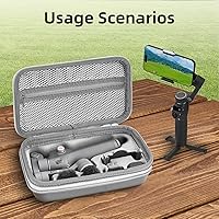 Amazon.com : BRDRC Osmo Mobile 7P 8 Case, PU Leather Portable