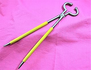 Bull Cow Nose Lead Long Handle 18" Show Cattle Eartag Vaccinator Stainless Steel