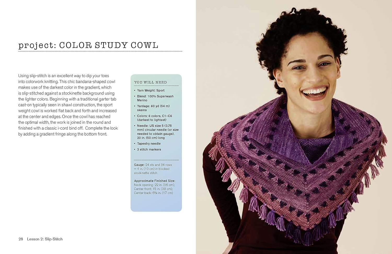 Gradient Knits: 10 Lessons and Projects Using Ombre, Stranded Colorwork, Slip-stitch, and Texture