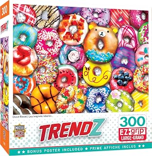 MasterPieces 300 Piece EZ Grip Jigsaw Puzzle - Donut Resist - 18"x24"