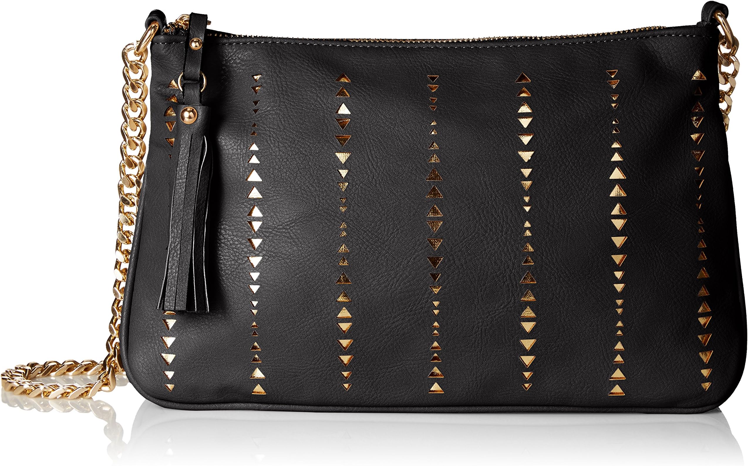 Metallic Perforated Cross-Body