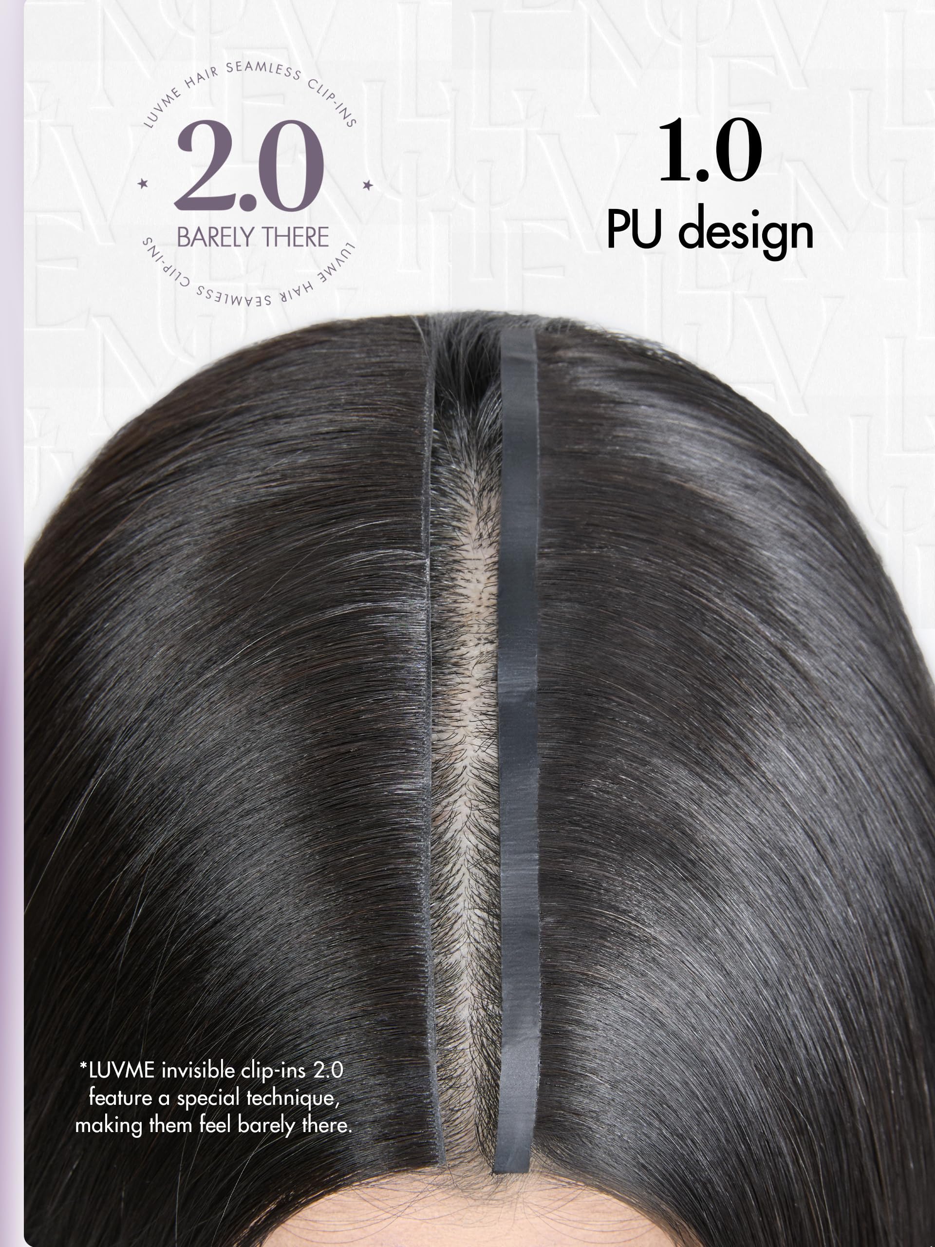 22 Inch Real Human Hair Clip-In Extensions, 2 Pack 220g, Remy Hair Amazon.com : 22 main image 3