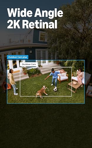 Ring Videocamera esterna Plus a batteria (Outdoor Camera Plus Ultimo modello) Video 2K grandangolare Videocamera di sicurezza wireless fai-da-te | Prova gratuita di 30 giorni piano d'abbonamento Ring - 3