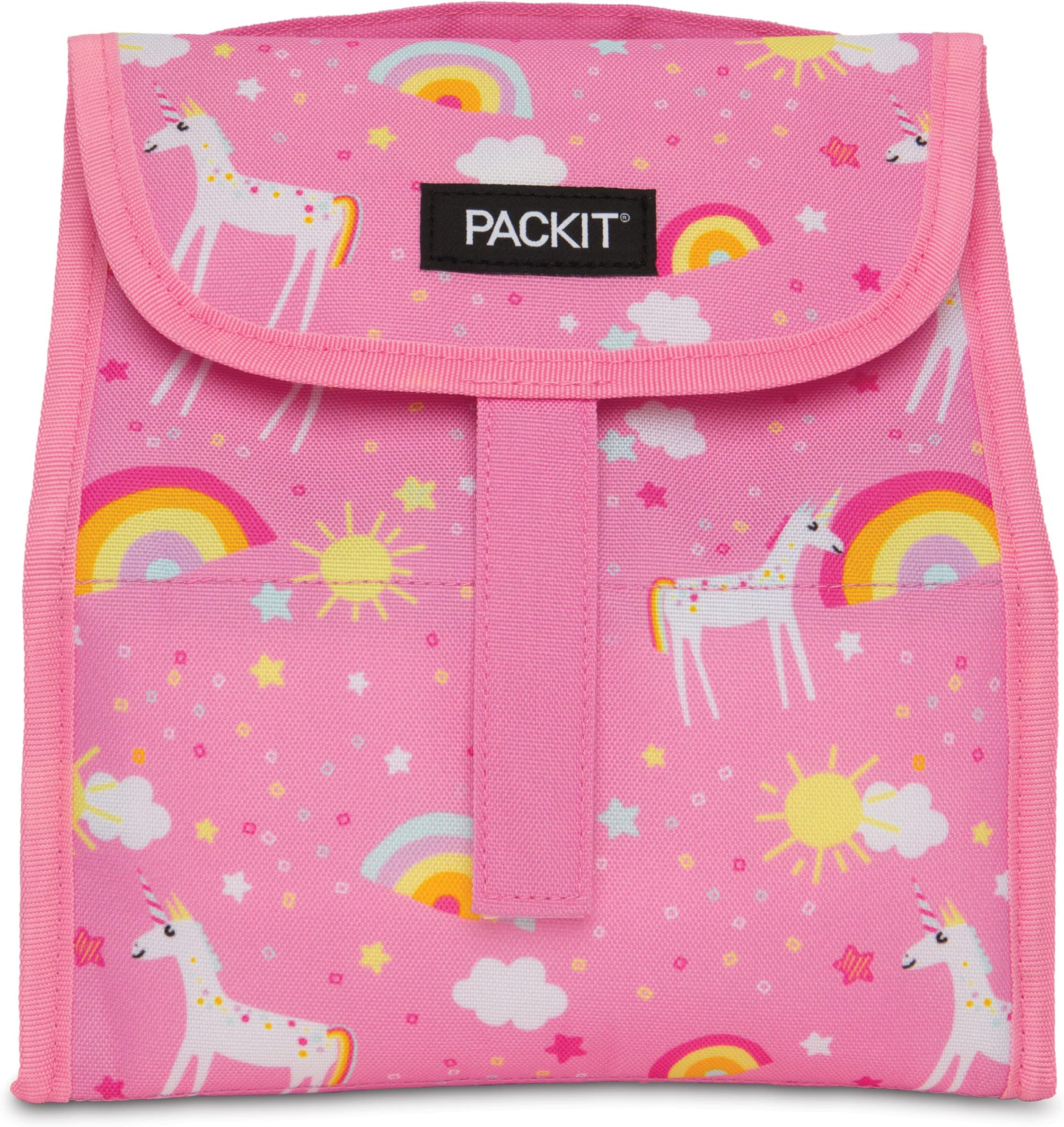 Packit Freezable Lunch Sack, Unicorn Dream Pink