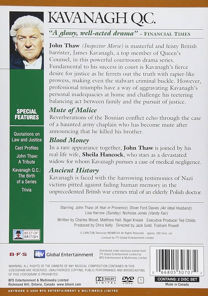 その他 Kavanagh Qc: Mute of Malice [DVD] Amazon.co.jp: Kavanagh Qc: Mute of Malice [DVD] : DVD