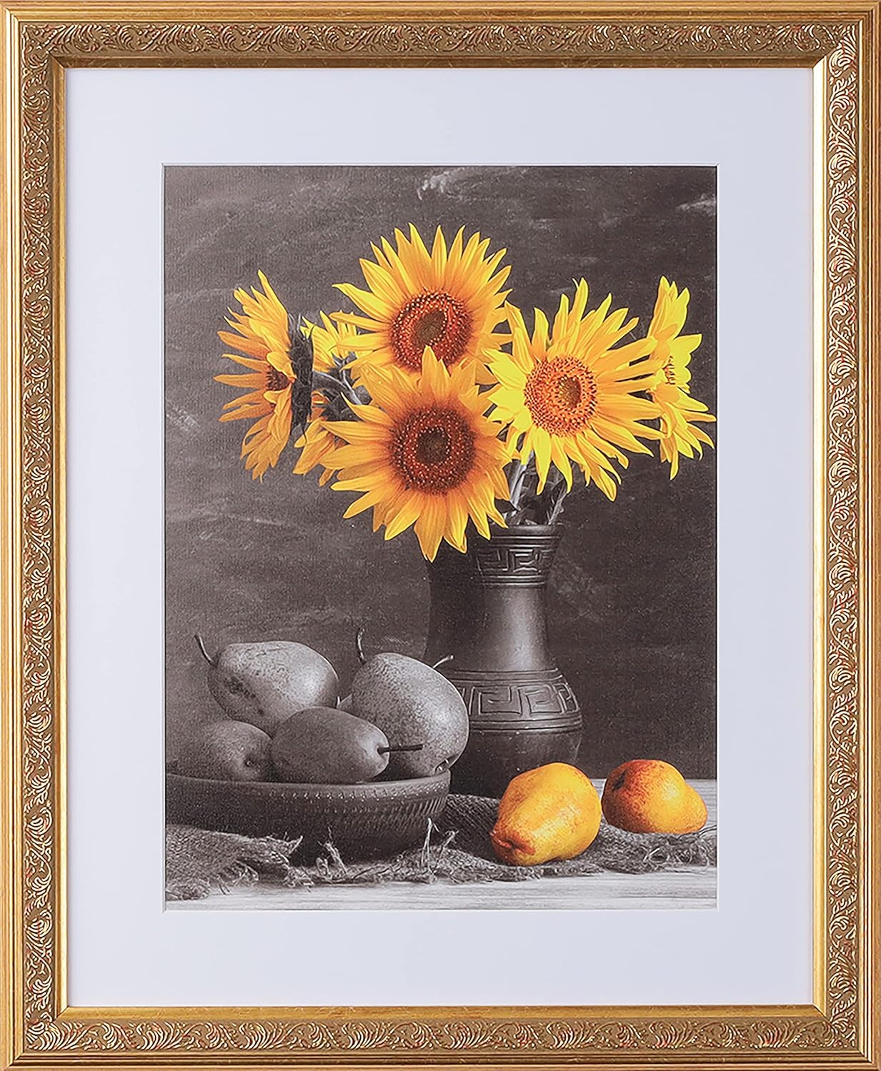 Picture Frames 30x48 Frames 1-1/2" 30x48 Poster Frame,30 x 48 Gold Picture Frame for Wall Mounting, Large Frame Ornate 48x 30 Canvas Oil Painting Frames Gothic Vintage Antique Luxury 3232 .Baroque Wood Alternative-Polystyrene for Photo,Diploma,Puzzle,TV