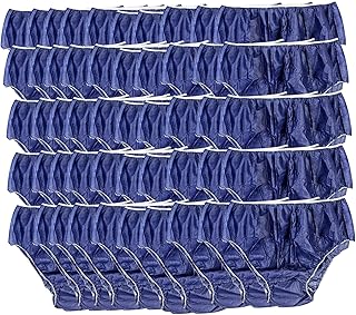 Monetais Disposable Underwear 50 Pcs Unisex Breathable Disposable Panties, Hygenic Travel Underwear High Cut Briefs for Travel Hotel Spa Hospital Stays Emergencies